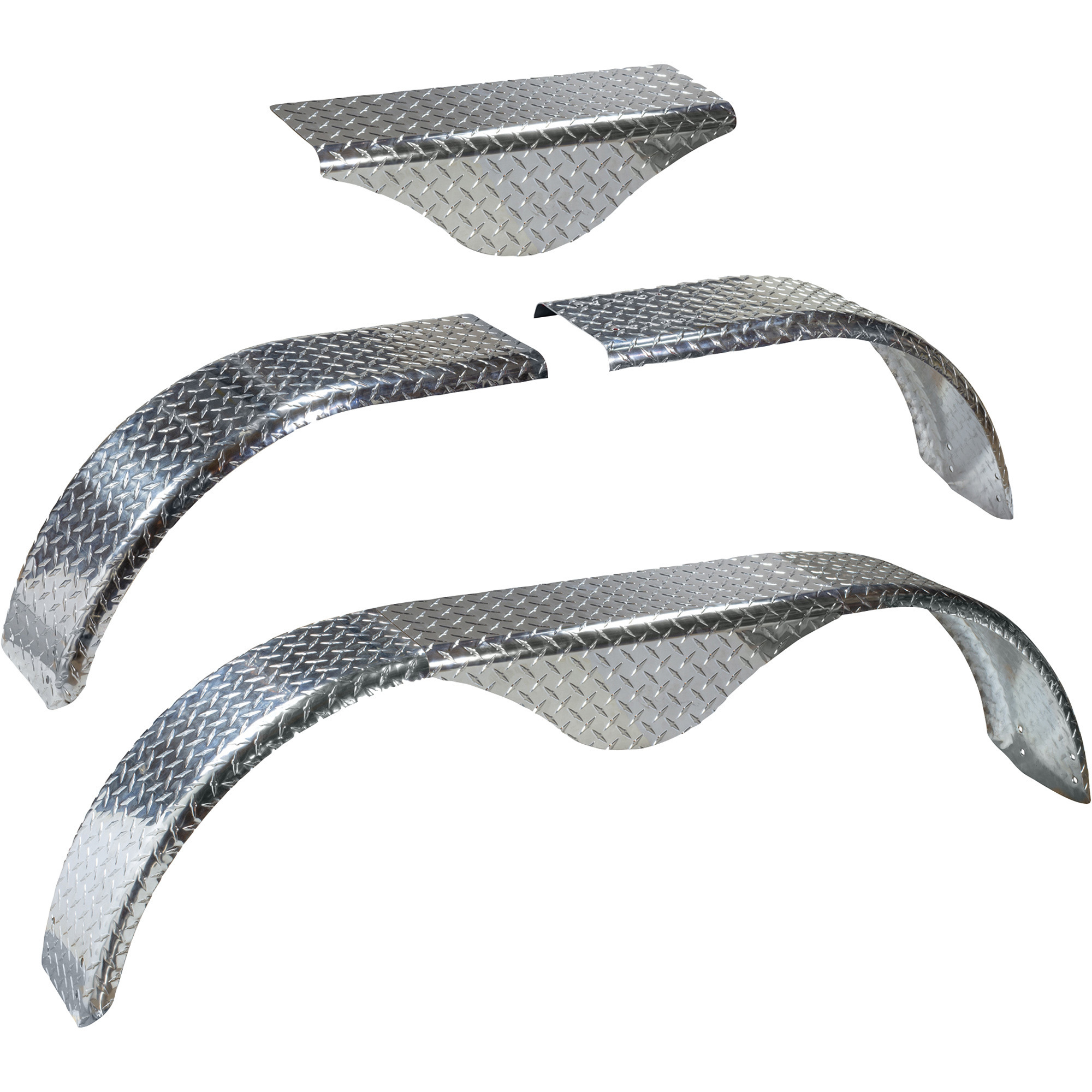 Tie Down Engineering Adjustable Tandem Teardrop Fender, 60in.-72in.L